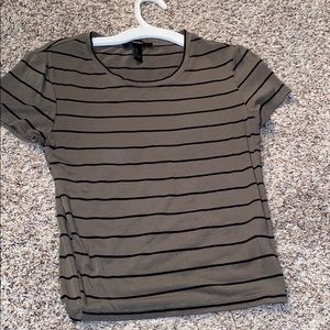 Green striped tshirt
